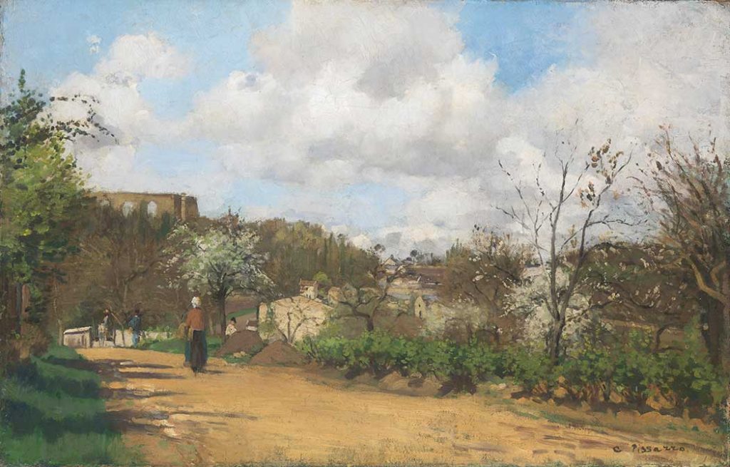 Camille Pissarro Louveciennes'e Bakış