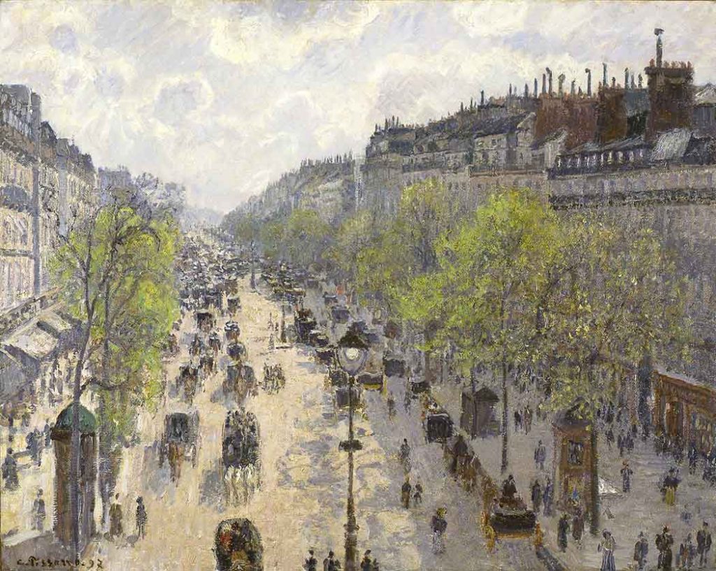 Camille Pissarro Montmartre Bulvarı İlkbahar