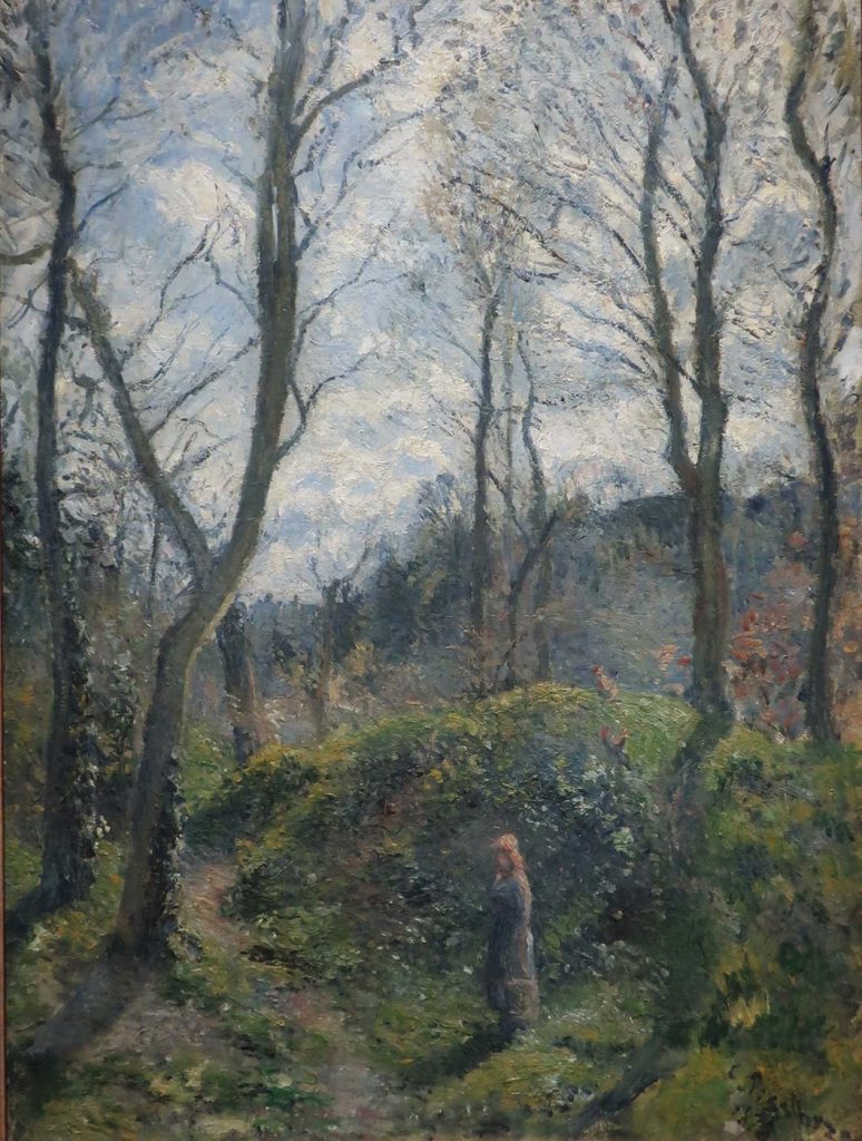 Camille Pissarro Ormandaki Yol İlkbahar