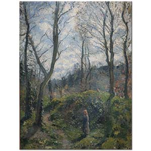 Camille Pissarro Ormandaki Yol İlkbahar