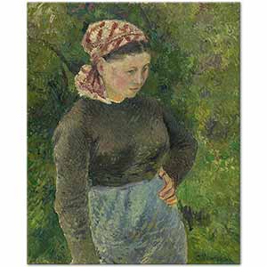 Camille Pissarro Çiftçi Kadın