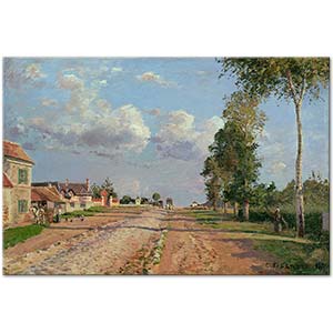 Camille Pissarro Versailles Yolu Rocquencourt