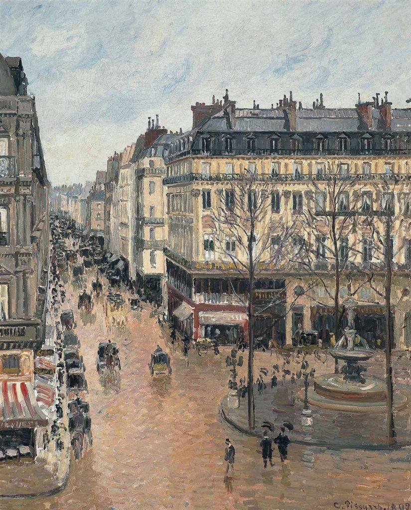 Camille Pissarro Saint Honore Bulvarı