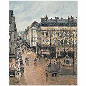 Camille Pissarro Saint Honore Bulvarı