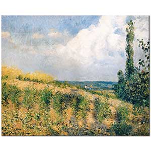 Camille Pissarro Sahilde Yaklaşan Fırtına