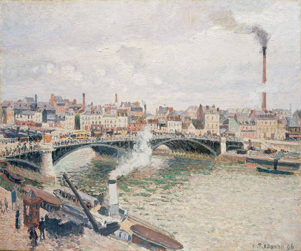 Camille Pissarro Sen Nehrinde Köprü