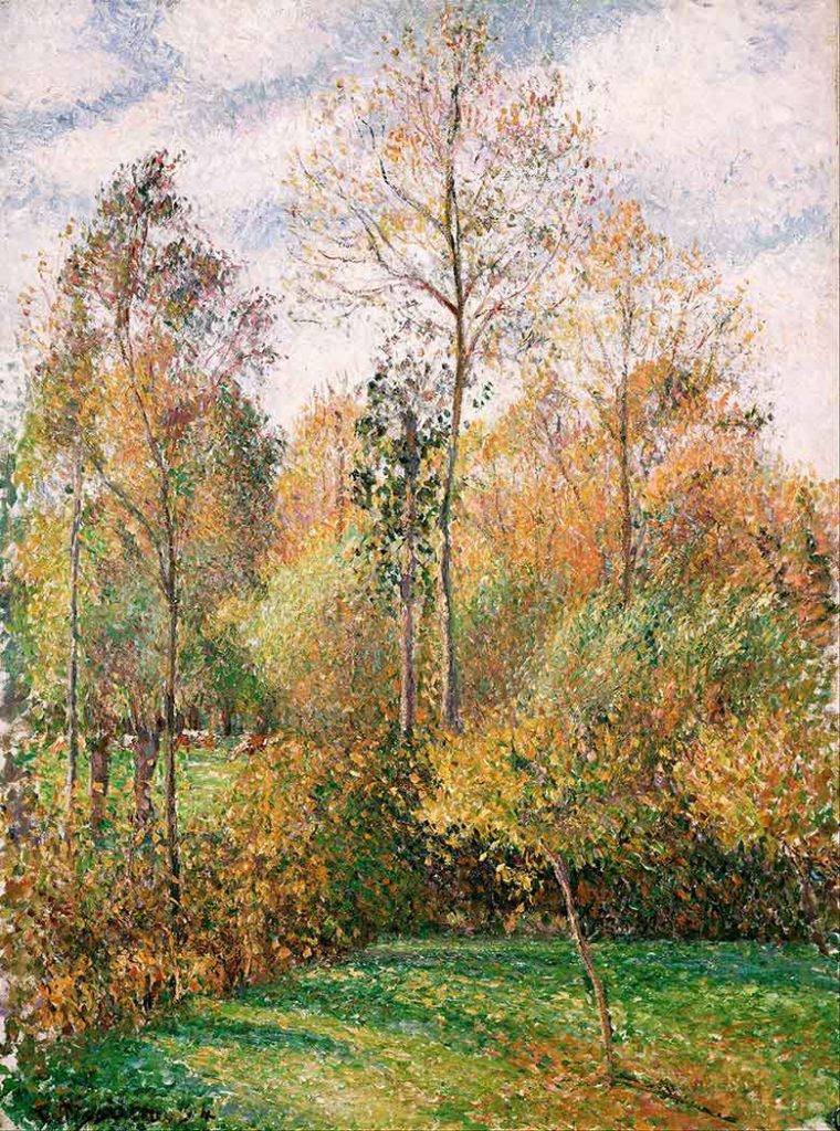 Camille Pissarro Sonbaharda Kavaklar