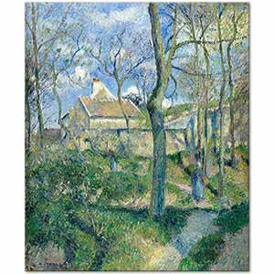 Camille Pissarro Les Pouilleux Yolu Pontoise