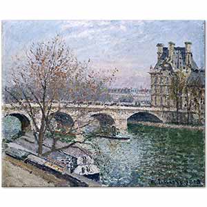 Camille Pissarro Kraliyet Köprüsü Paris