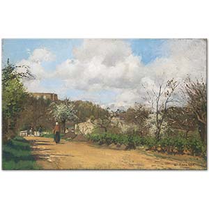 Camille Pissarro Louveciennes'e Bakış