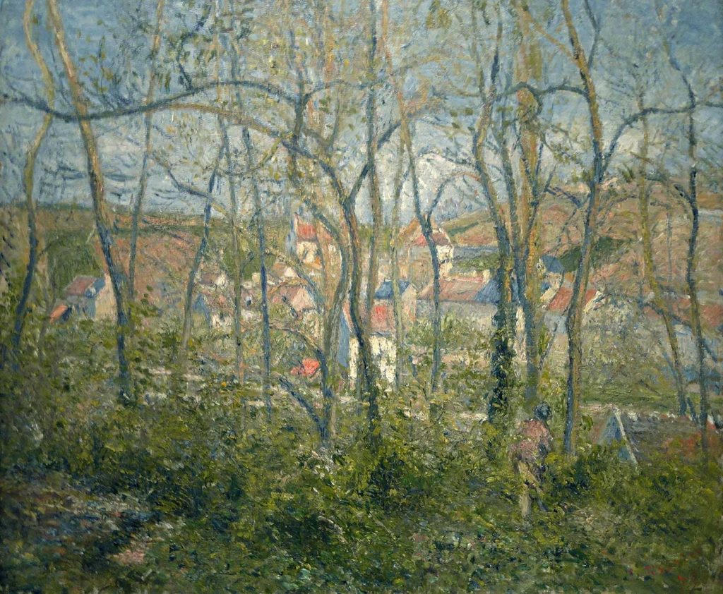 Camille Pissarro Ağaçlar Arasında L'Hermitage, Pontoise