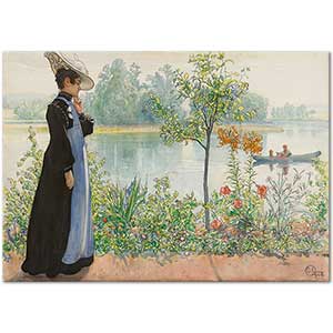 Carl Larsson Karin Kıyıda