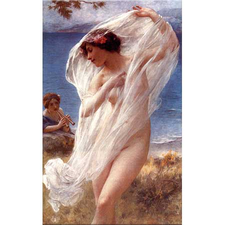 Charles Amable Lenoir Deniz Kenarında Dans