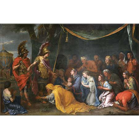 Charles Le Brun Pers Kraliçesi ve İskender