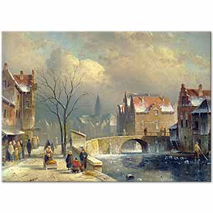 Charles Henri Joseph Leickert Donmuş Yollar ve Köylüler