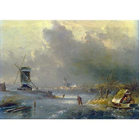 Charles Henri Joseph Leickert Nehir Manzarası