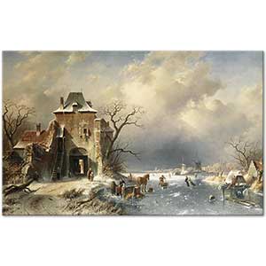 Charles Henri Joseph Leickert Hollanda'dan Manzara