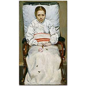 Christian Krohg Hasta Kız