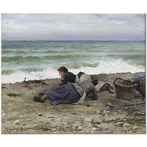 Daniel Ridgway Knight Deniz Kıyısında