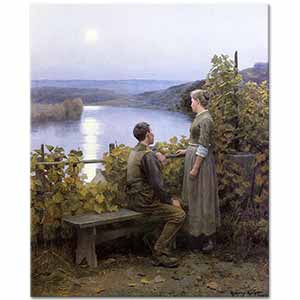 Daniel Ridgway Knight Yaz Akşamı