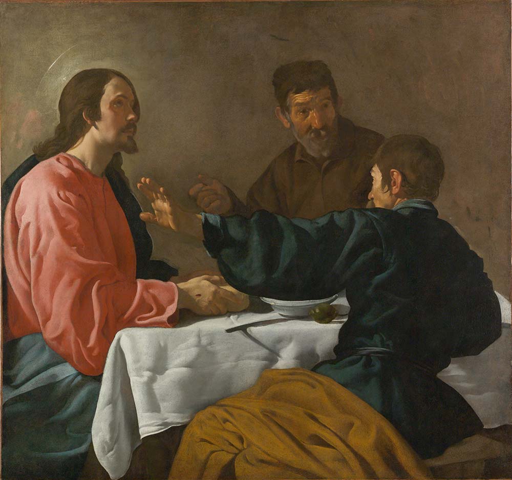 Diego Velazquez Emmaus'ta Akşam Yemeği