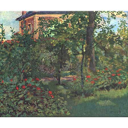 Edouard Manet Bellevue'de Bahçe Köşesi