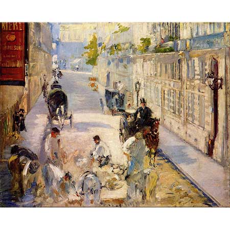 Edouard Manet Berne Caddesinde İşçiler