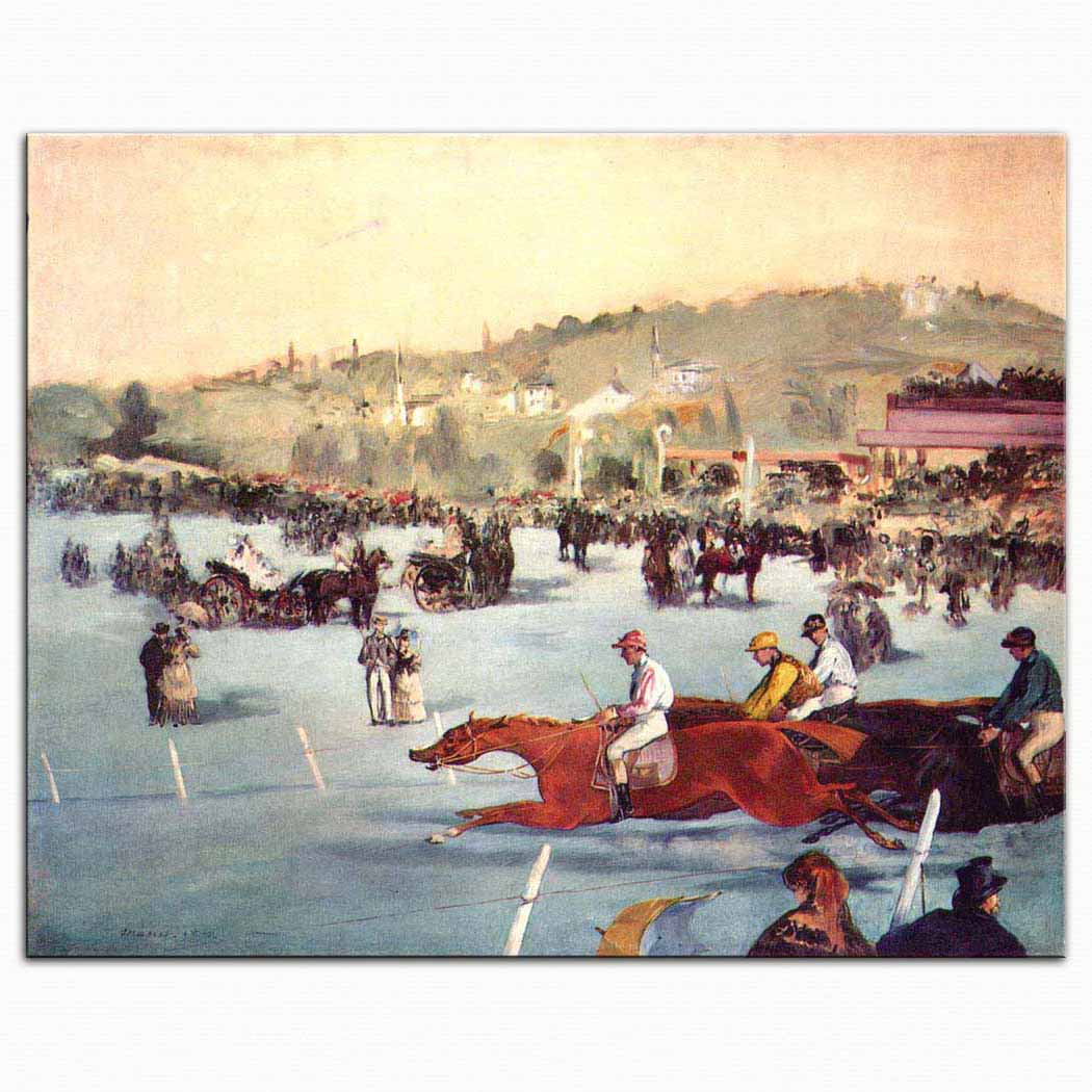 Edouard Manet Bois de Boulogne'de Atyarışı