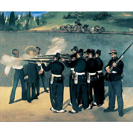 Edouard Manet Kaiser Maximilian'ın Meksika'da Kurşuna Dizilişi