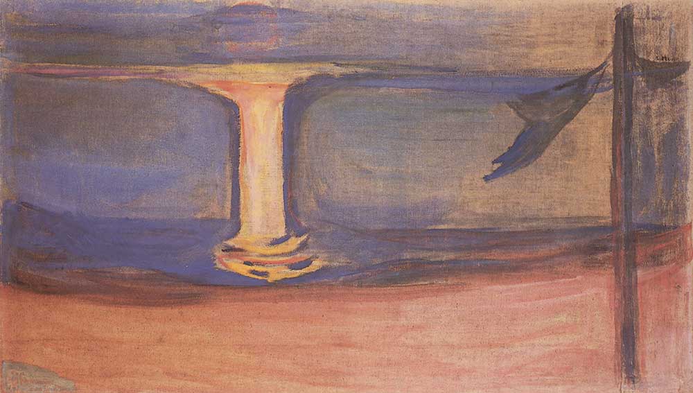 Edvard Munch Asgard Sahilinden