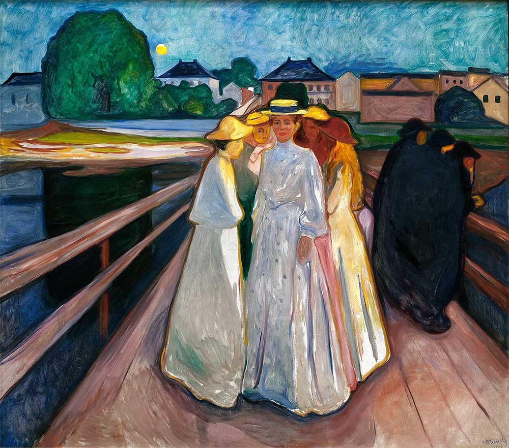 Edvard Munch Köprüde Kadınlar