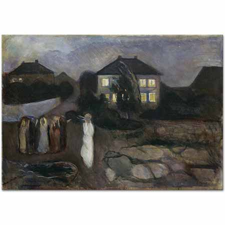 Edvard Munch Fırtınalı Gecede