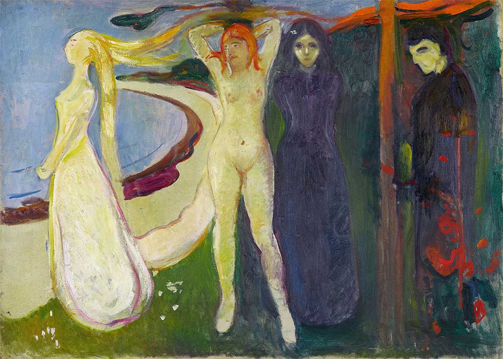 Edvard Munch Kadının Üç Duruşu