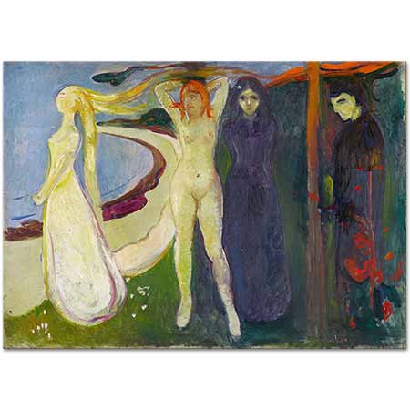 Edvard Munch Kadının Üç Duruşu