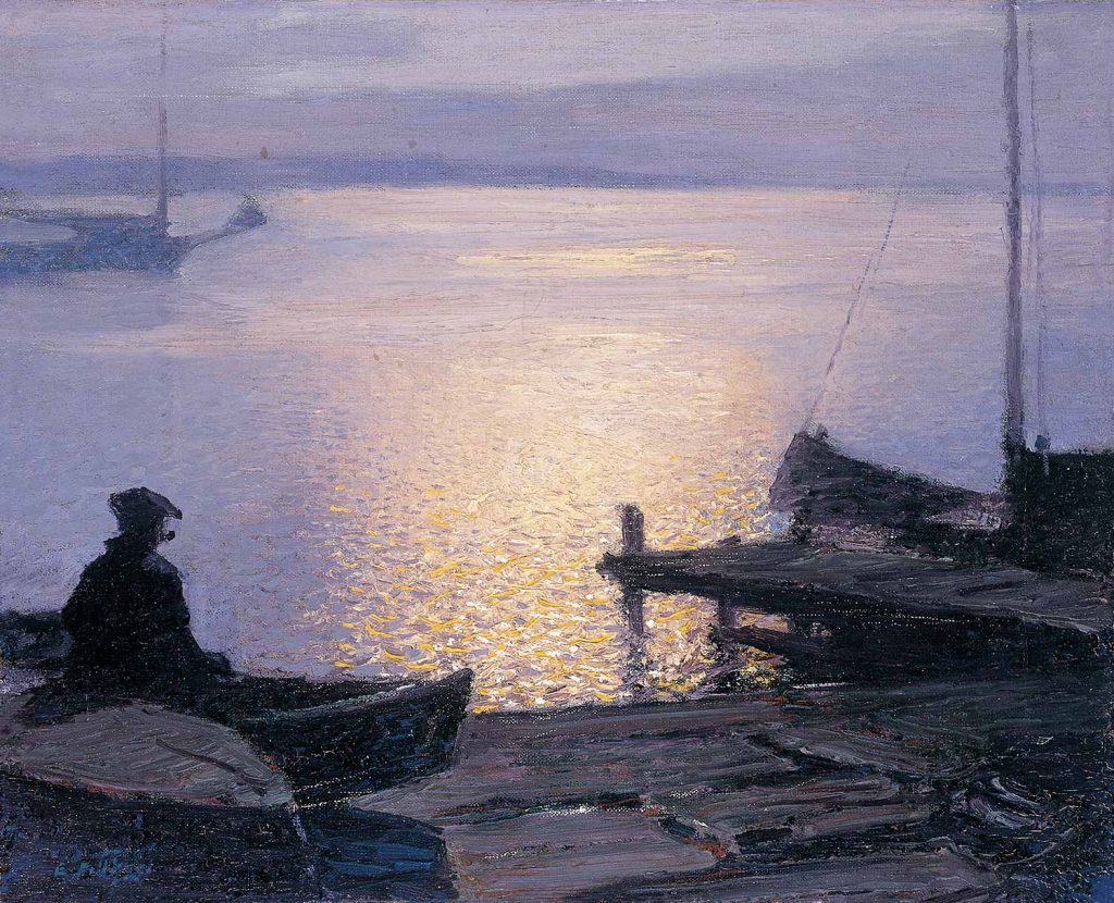 Edward Henry Potthast Nehir Kıyısında Mistisizm