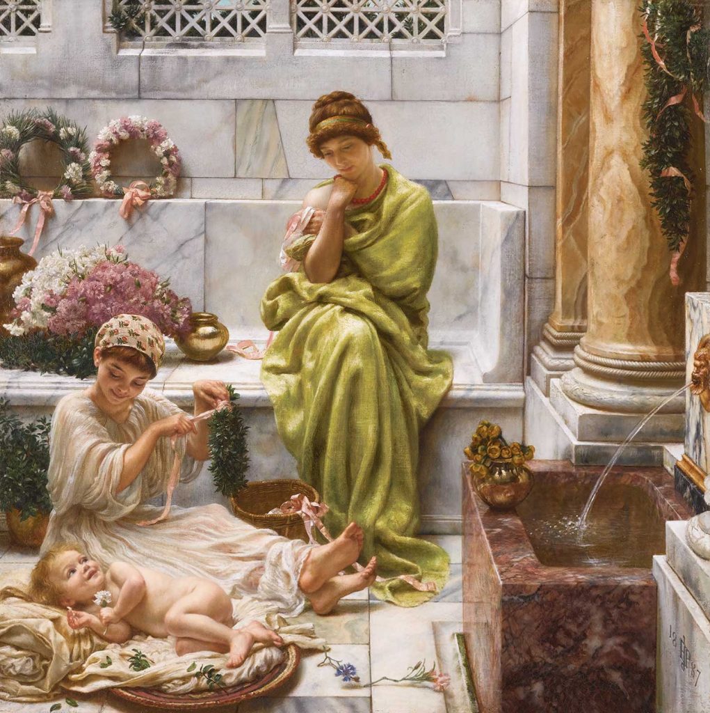 Edward John Poynter Pazar Yerinden Bir Köşe