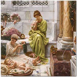 Edward John Poynter Pazar Yerinden Bir Köşe