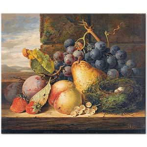 Edward Ladell Meyveli Natürmort