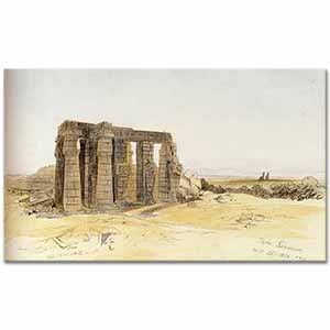 Edward Lear Ramses Anıtı Teb