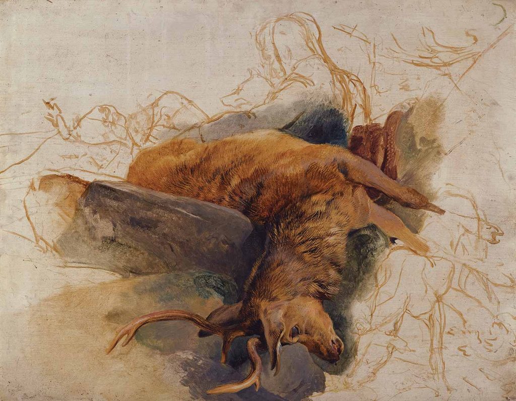 Sir Edwin Henry Landseer Ölü Geyik