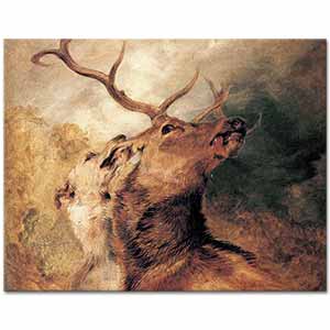 Sir Edwin Henry Landseer Geyik ve Av Köpeği
