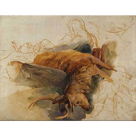 Sir Edwin Henry Landseer Ölü Geyik