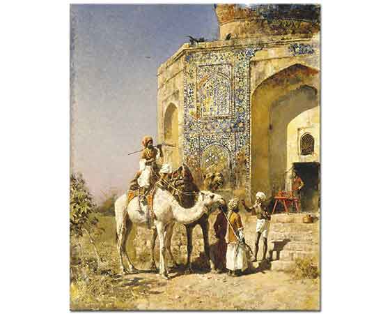 Edwin Lord Weeks Delhi'de Mavi Mozaikli Cami