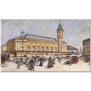 Eugene Galien Laloue Lyon Garı