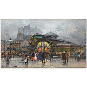 Eugene Galien Laloue Bastille İstasyonu
