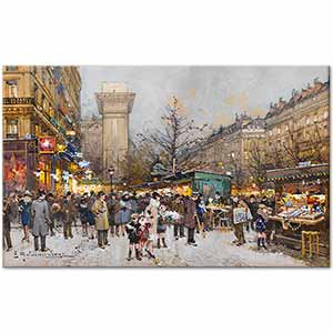 Eugene Galien Laloue Saint Denis Kapısı