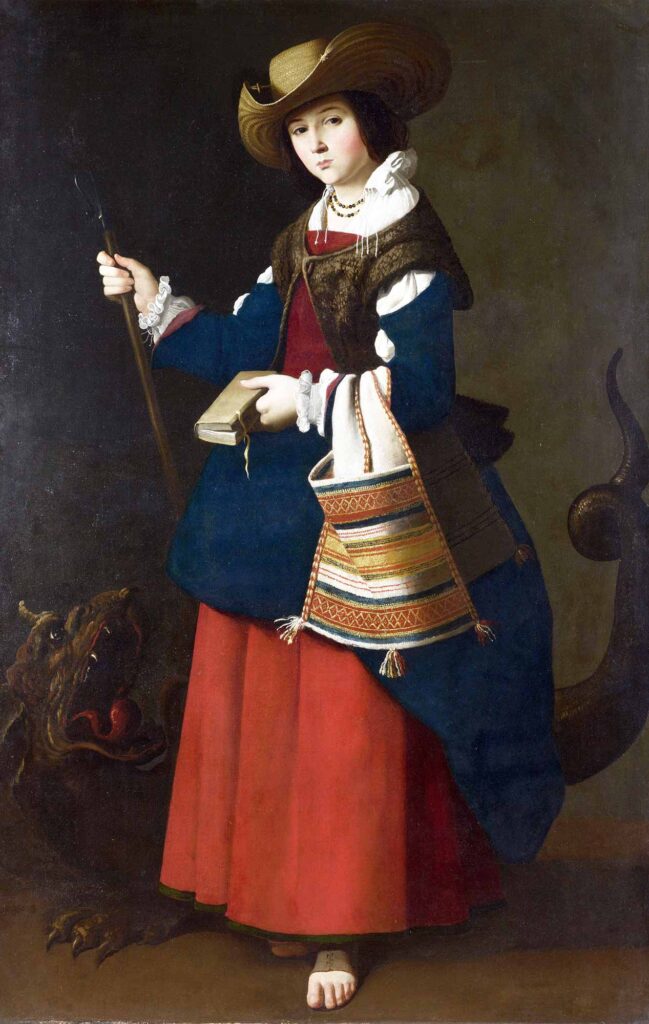 Francisco De Zurbaran Saint Margaret