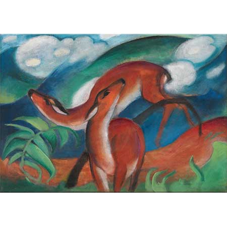 Franz Marc Kırmızı Geyikler 02