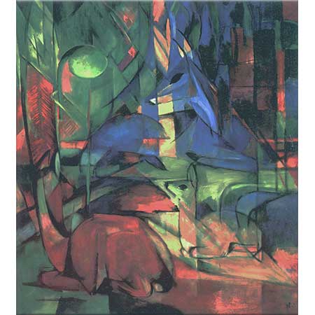 Franz Marc Ormanda Geyikler 03