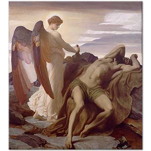 Lord Frederic Leighton Hz Ilyas Çölde